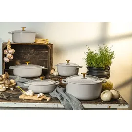 BALLARINI Bellamonte Cocotte 28 cm rund weiß