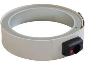 Roll Absaugmanschette weiß 115mm für Woody inkl. Saugschlauchanschluss