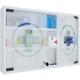 VCM Medizinschrank "Medizinschrank Arzneischrank Wandregal Hustila L" Gr. 80, weiß, B:80cm H:60cm T:10cm, Obermaterial: 100% Holz Wood., Schränke