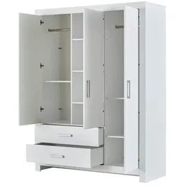 Paidi Kinderkleiderschrank Fiona 156,8 x 205,3 x 55,3 cm MDF weiß