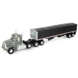 Freightliner 122SD Sattelzug mit Getreideanhänger Modell von Ertl 1:32