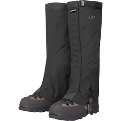 Gamaschen Damen Crocodile Gaiters Wide black L