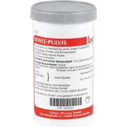 Kohle-Pulvis