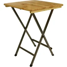 DEGAMO Stehtisch Zürich 78 x 78 cm Braun