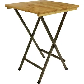 DEGAMO Stehtisch Zürich 78 x 78 cm Braun