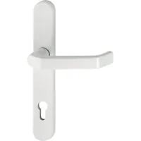 HOPPE Schmalschild - Halbgarnitur LIVERPOOL - (Innen) PZ92, VK 8 x 50, weiß RAL 9016