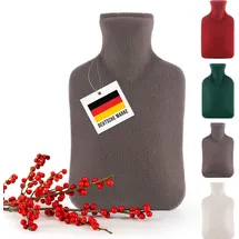 Blumtal Wärmflasche mit Bezug grau 1 St
