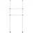 Wenko Herkules Kleiderstange 165,0 x 3,0 x 3,0 cm grau weiß