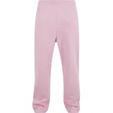 URBAN CLASSICS Fluffy Trackpants Herren Trainingshosen rosa Größe L Bekleidung