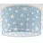 Paco Home Deckenlampe Kinderzimmer Baby Lampenschirm Stoff Rund Sterne Kinderlampe E27