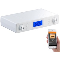 Stereo-FM-Küchen-Unterbauradio mit Bluetooth, Timer, Wecker, LCD, PLL