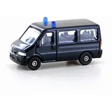 Minis by Lemke LC61311 N Bus Modell Fiat Ducato II Bus, dunkelblau mit Blaulicht