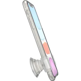 PopSockets PopSockets: PopGrip Slide Stretch Clear on White