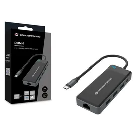 Conceptronic DONN14G 7-in-1 USB 3.2 Gen 1 Dockingstation