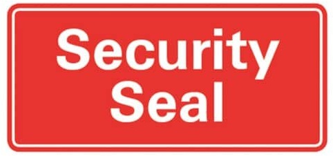 Avery Zweckform® 7311 Sicherheitssiegel Security Seal" - 20 x 38 mm, rot, 200 Stück im Spender"
