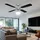 GLOBO Deckenventilator 106,6 cm Deckenventilator Silber