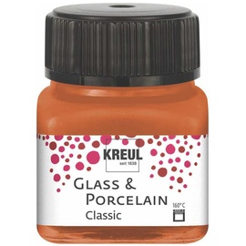 Kreul 16248 - Glass & Porcelain Classic metallic kupfer, im 20 ml