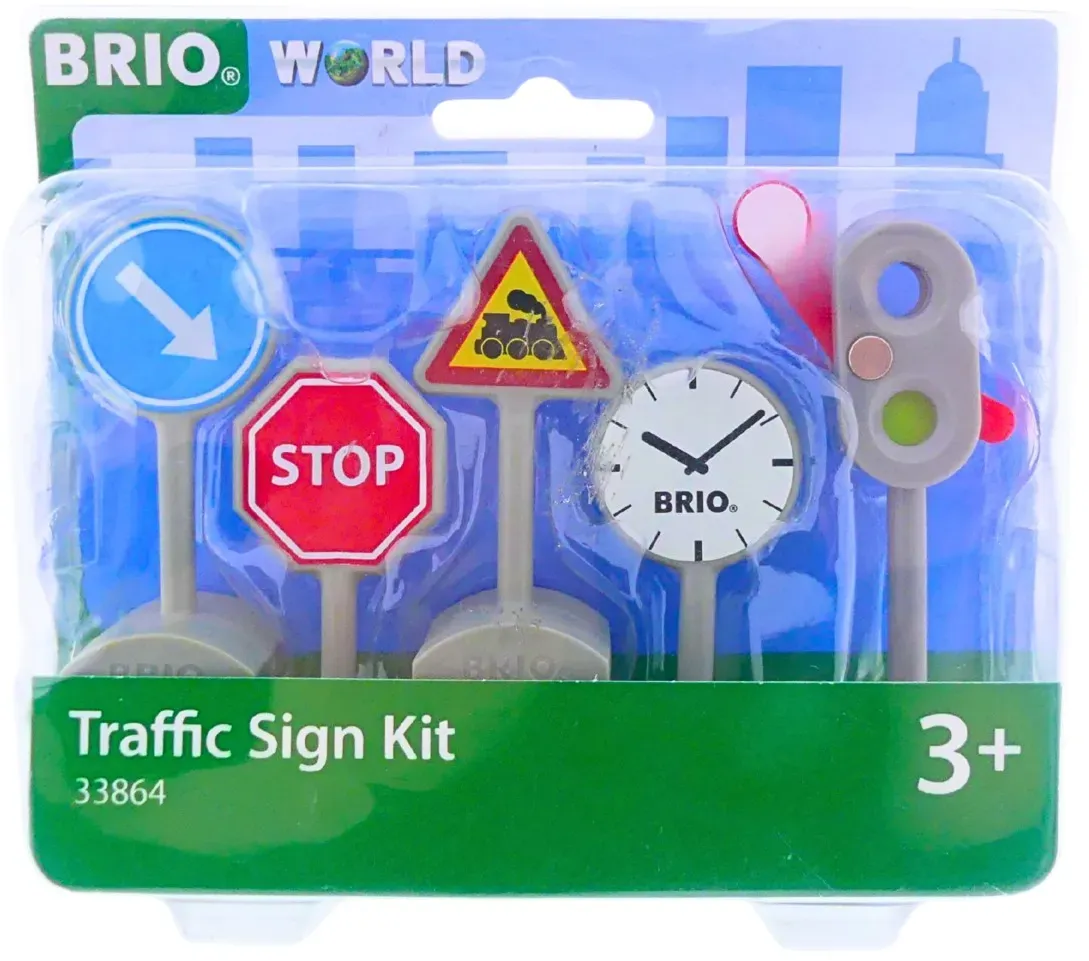 BRIO World Verkehrsschilder Set für Kinder ab 3 Jahren - perfekt zum Spielen ...