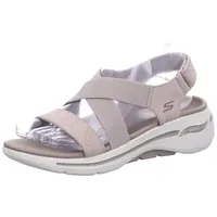 SKECHERS GO WALK ARCH FIT - TREASURED Beige Sandal Gr. 40