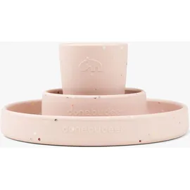 Done by Deer Confetti Baby-Geschirr rosa 3 El.