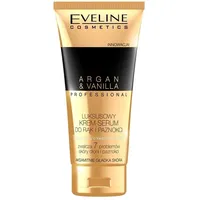 Eveline Cosmetics Argan & Vanille Luxus Hand- und Nagelcreme-Serum - Reichhaltiger Pflegekomplex - 100 ml