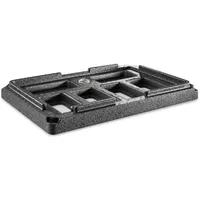 Thermohauser Kühlaufsatzrahmen GN 1/1 60 x 40 x 8 cm Schwarz
