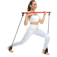 InnovaGoods Fitnessstange elastischen Bändern Übungsanleitung Resibar,