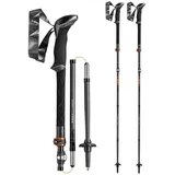 Leki Makalu FX Carbon 110-130 cm schwarz-orange