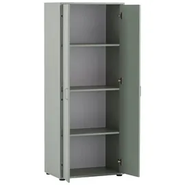 WELLTIME Niels Aktenschrank 65,1 x 41,0 x 163,6 cm grün