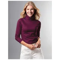TRIGEMA Rollkragenshirt » Rollkragenshirt«, (1 tlg.), Gr. XS, sangria,