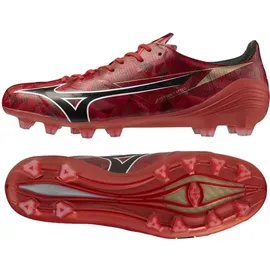 Mizuno Alpha II Elite FG Herren Rot/Black/Gold 43