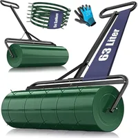 Kesser KESSER® Rasenwalze Metall mit 5X Spikes & Handschuhen