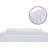 vidaXL Stretch Sofahusse 4-Sitzer Weiß Polyester-Jersey