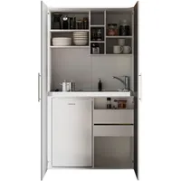 Respekta Küchenzeile Peter 104 cm grau