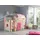 Vipack Hochbett Pino 90 x 200 cm inkl. Rollrost, Vorhang und Tunel Kiefer massiv natur geölt spring