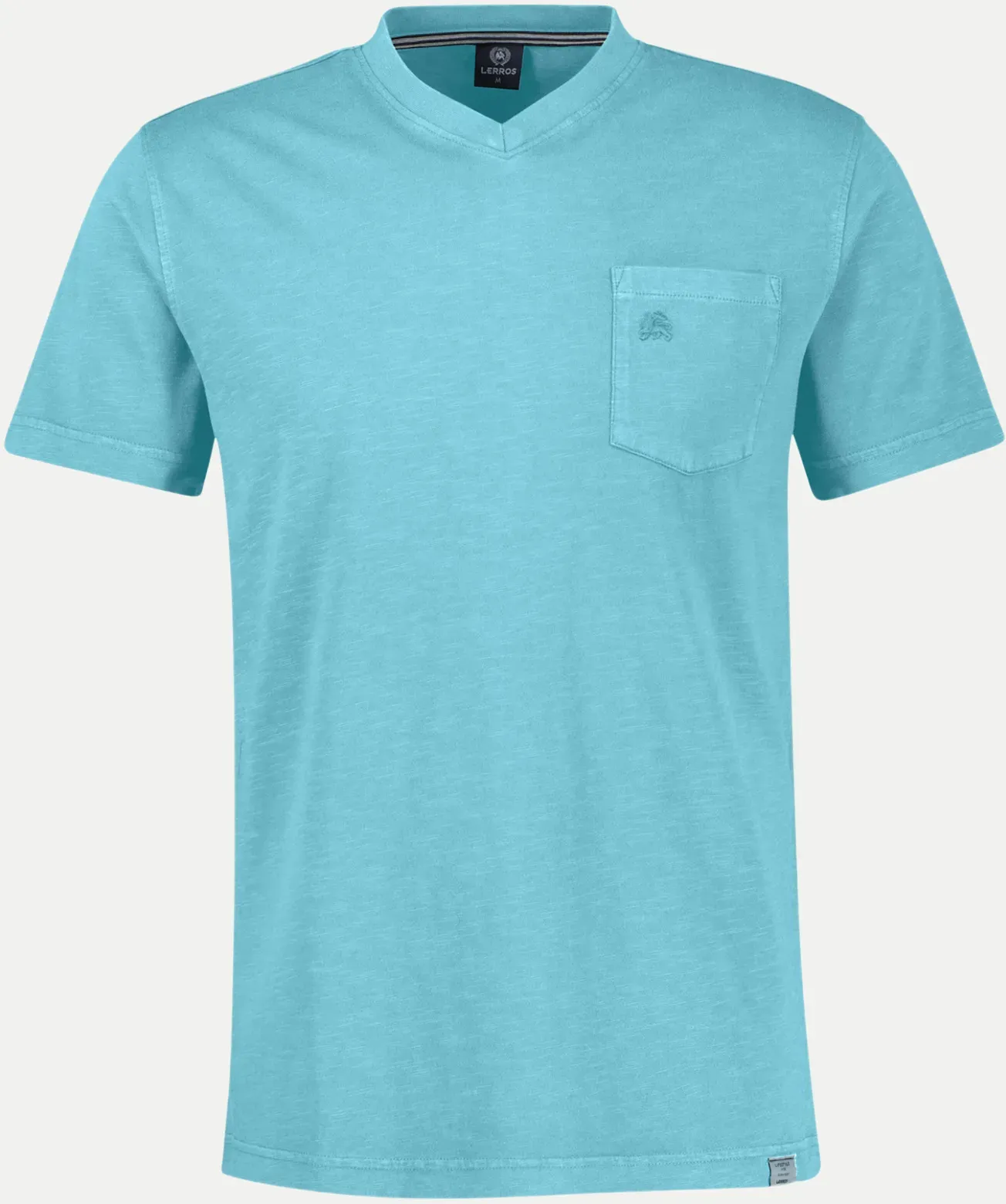 T-shirt Serafino 1/2 arm Blau XXXL