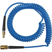 Riegler Spiralschlauch-Standardkupplung-Set, PU, Schlauch-Ã ̧ 12x8, 6,0 m, SP12600PUSK