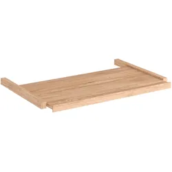 Einlegeboden HOME AFFAIRE "Azelie", braun (wildeiche), B:98cm H:2cm T:58cm, Massivholz, Einlegeböden, ausziehbar