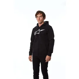 Alpinestars Ageless Zip Hoodie Herren Schwarz/Weiß M