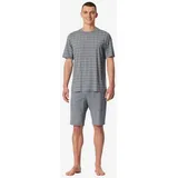 SCHIESSER Pyjama Selected Premium Jacquard Grau L (52)
