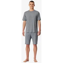 SCHIESSER Pyjama Selected Premium Jacquard Grau L (52)