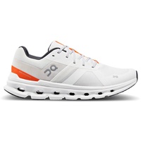 On Cloudrunner Herren Undyed-White/Flame 44