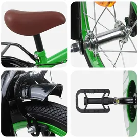 vidaXL Kinderfahrrad 16 Zoll grün