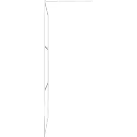 vidaXL Begehbare Duschwand mit voll mattiertem ESG-Glas 80x195 cm