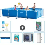 Rechteckiger Frame Pool - 450x220x84 Cm - 7-teilig  S164