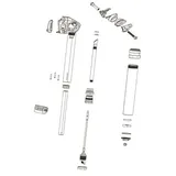 RockShox Reverb Stealth A2/b1 Dichtung - Black / Blue - One Size