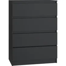 Onlywood Malwa M4 Kommode 97 cm Schwarz