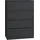 Onlywood Malwa M4 Kommode 97 cm Schwarz