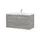 Sconto Waschtischunterschrank Onda 96 x 51 cm Grau/Weiß/Mehrfarbig