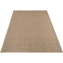 Paco Home Outdoorteppich, Beige, Textil, Rechteckig, 160x230 cm, strapazierfähig, für Fußbodenheizung geeignet, Teppiche & Böden, Teppiche, Outdoorteppiche